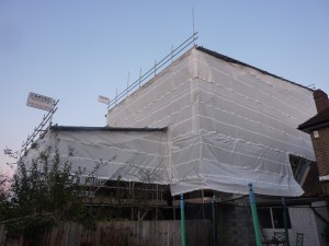 Temporary Roof Scaffolding